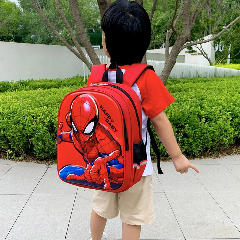 New Disney cartoon Avengers Spider-Man cars boys School Bag New Kindergarten Baby Children\'s Cute Backpack