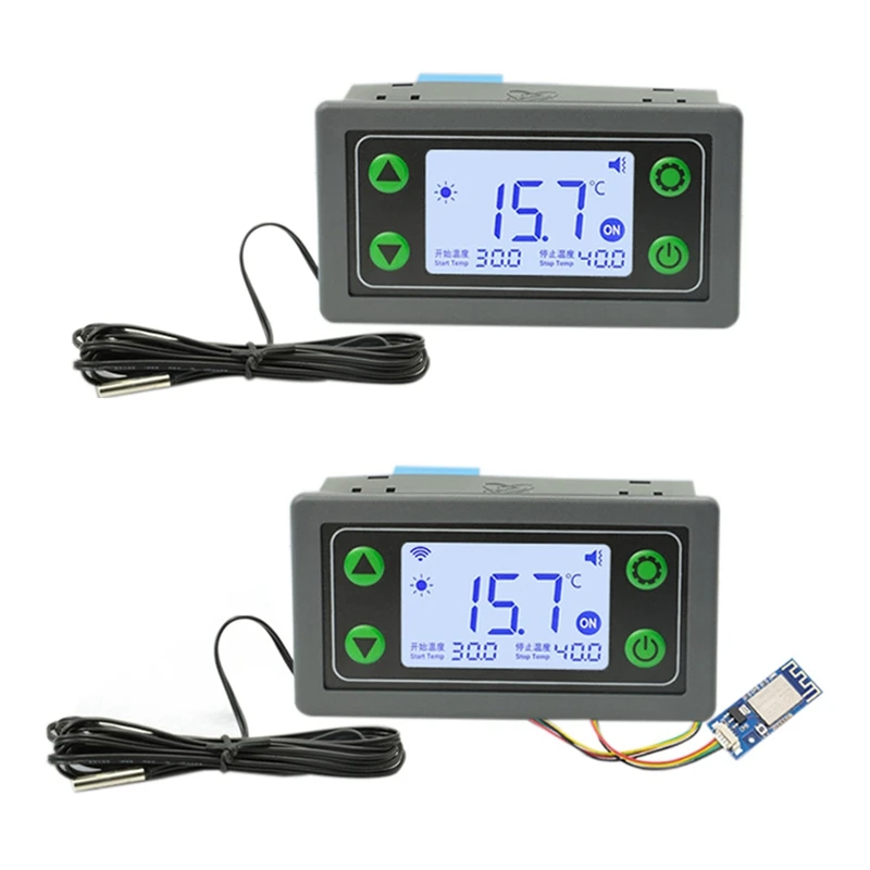 ST30 Thermostat Temperature Controller Digital Display Thermostat High Low Temperature Alarm Easy To Use