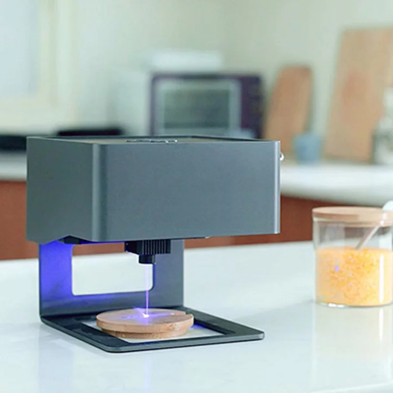 DJ6 Mini Portable Laser Engraver Diy Bluetooth Machine Painted Dog Tag Paper Leather Wooden Plastic Logo CNC Machine