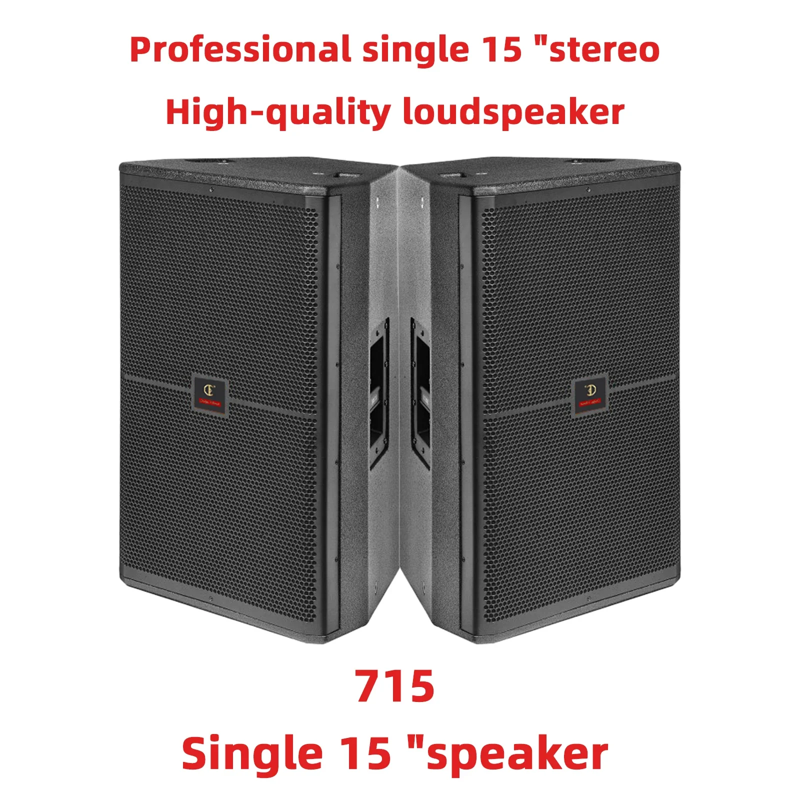 Single 15-inch speaker + wireless microphone + built-in power amplifier mixer, three-piece set House party dj banquet