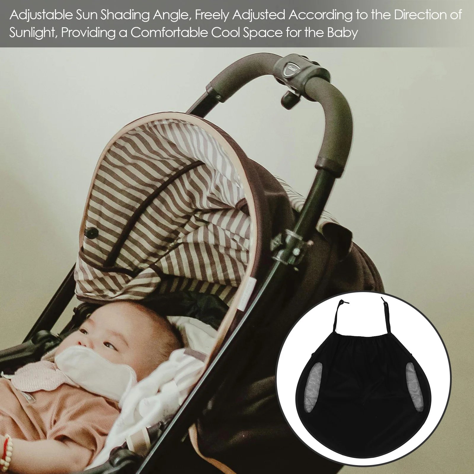 

Baby Stroller Canopy Easy Install Uv Shield Outdoor Stroller Accessories Pushchair Canopy Pushchair Sunshade Sunshade Trolley