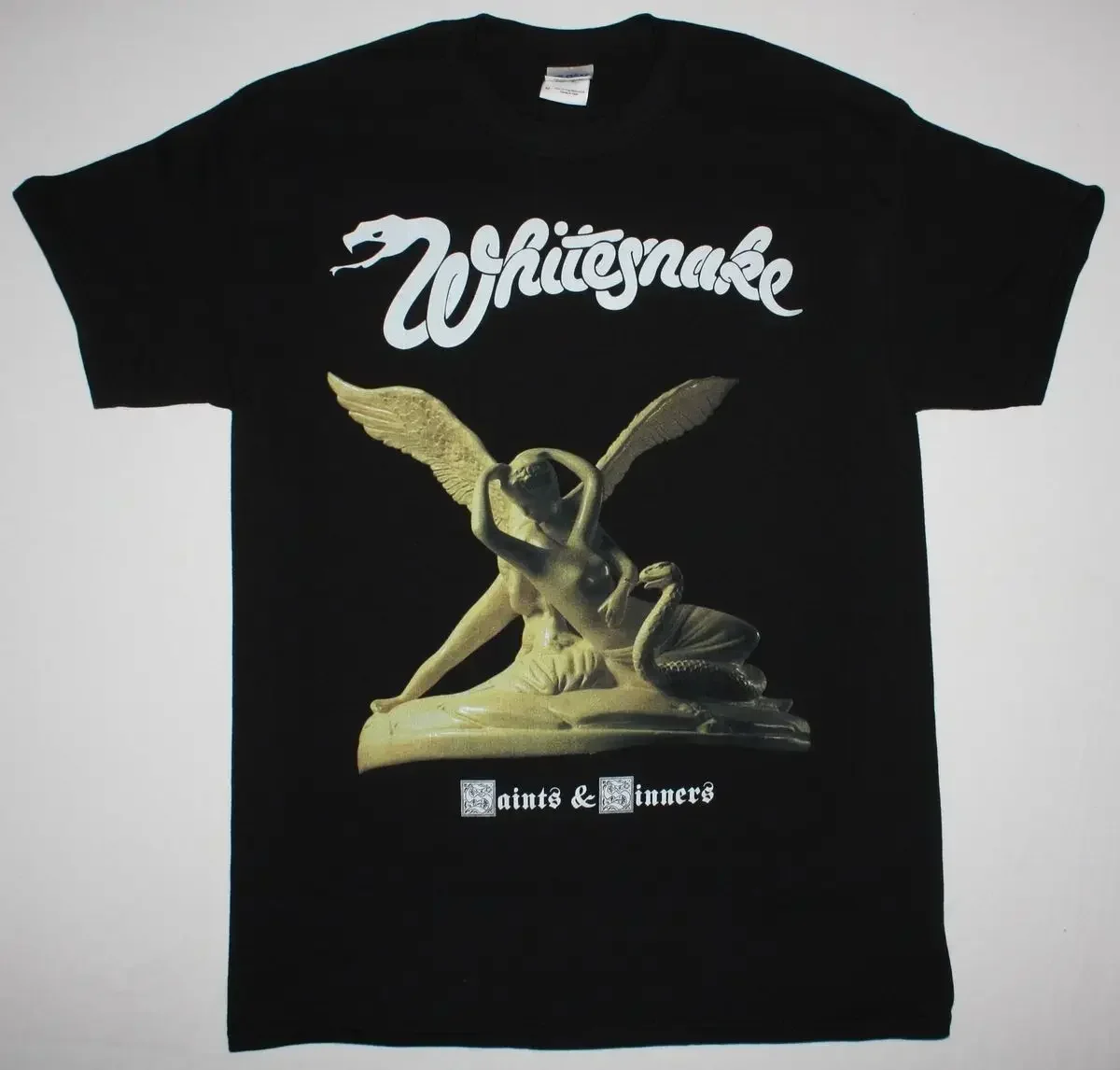 Whitesnake Saints & Sinners Black T Shirt David Coverdale Deep Purple Dio S-Xxxl