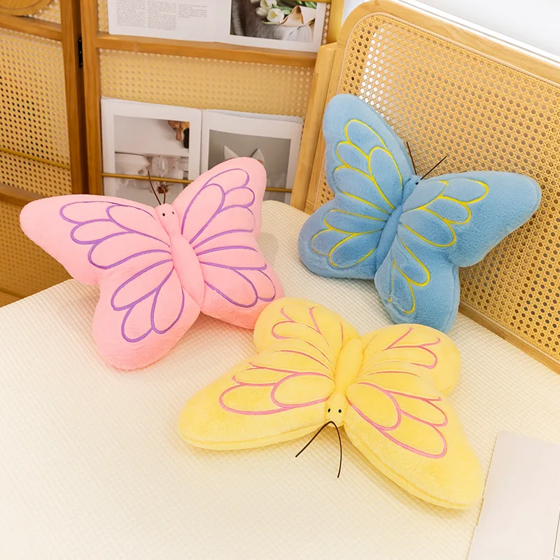 Butterfly Cushion Throw Pillow Bedroom Sofa Bedside Home Decor Cushion Stuffed Pillow Birthday Gift Pillow Decorative
