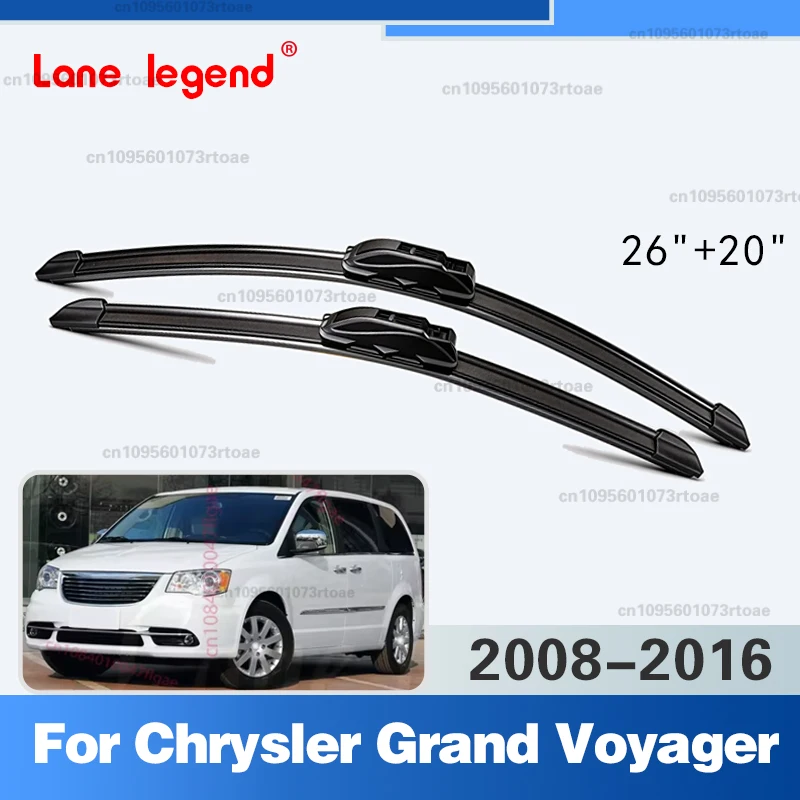 

2pcs Front Windshield Windscreen Wiper Blades Wipers For Chrysler Grand Voyager 2008-2016 2008 2009 2012 2013 2015