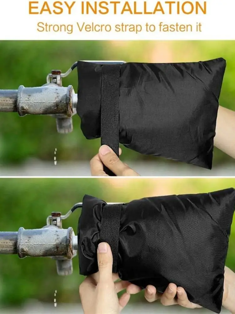 New 210D Oxford Faucet Cover Black General Faucet Insulation Cover Anti-freeze Cover Garden