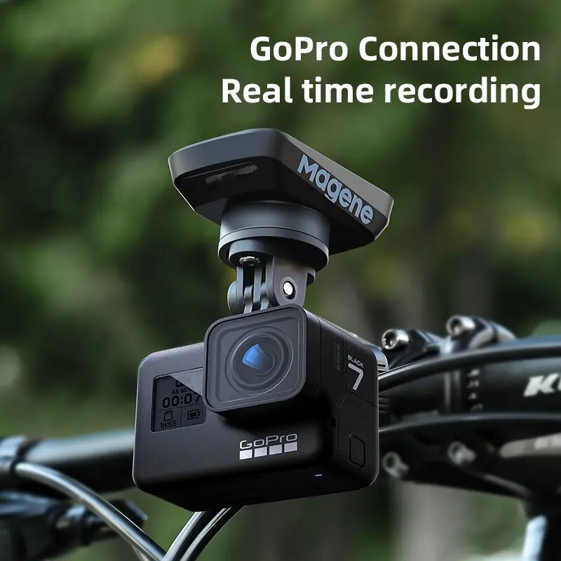 Bicycle Stopwatch Stand Sports Camera Extended Base Outdoor Road Mountain Bike Stainless Steel Extension Stand image 4