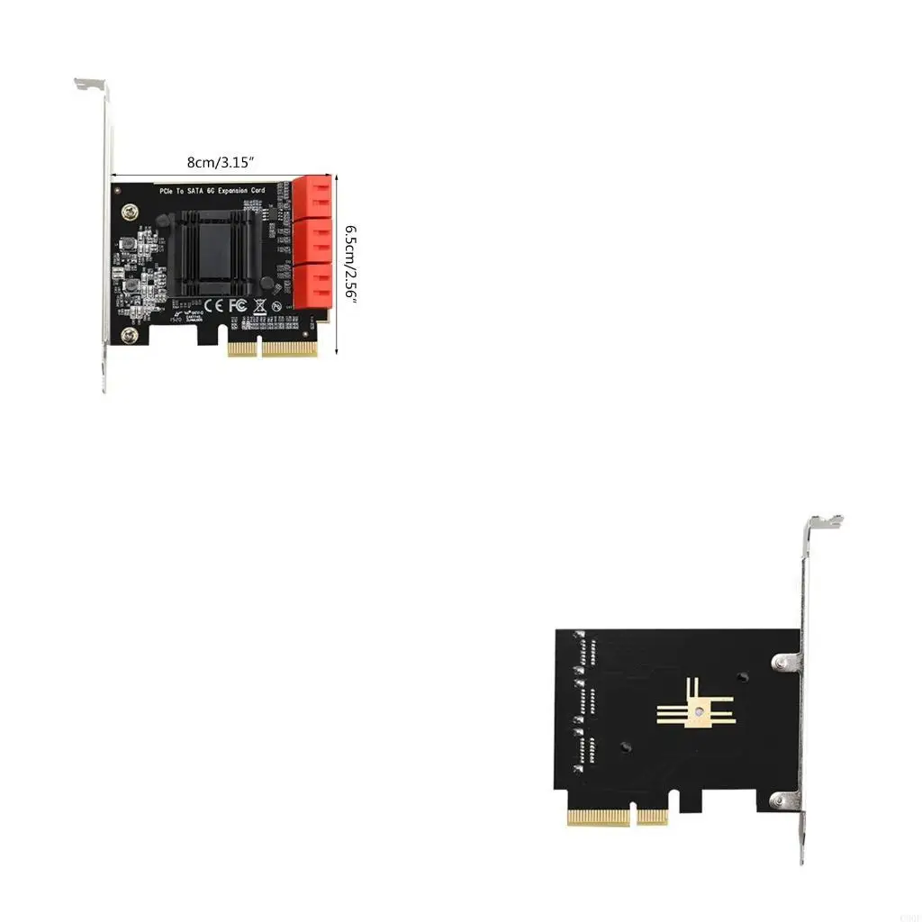 

Карта расширения C90F PCI-E 4X для 3,0, 6 полноскоростных портов, 6 Гбит/с, чип расширения ASM1166 для Win7/8/Linux/для