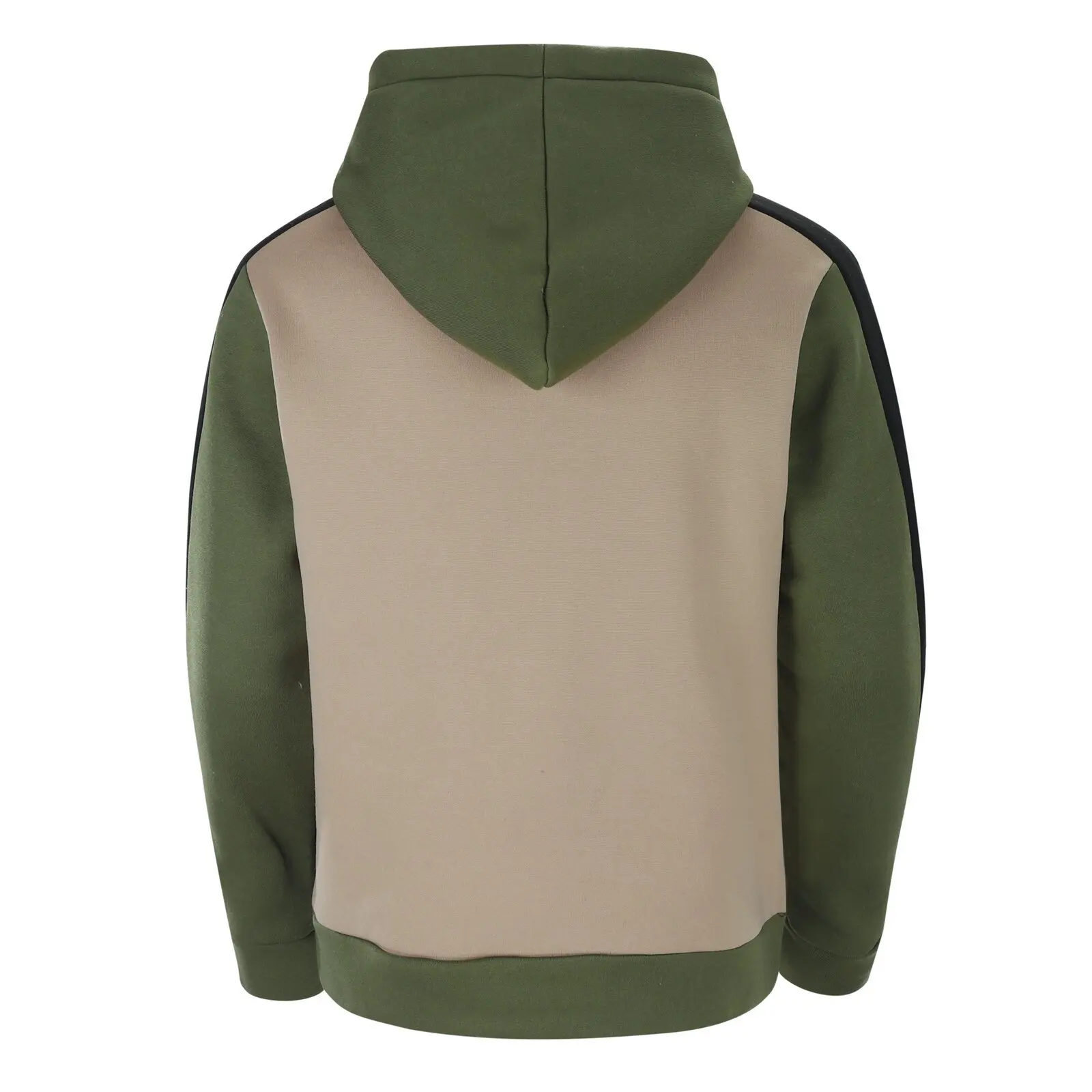 Autumn Winter Patchwork Hooded Hoodie Men Sports Sweatshirt Multi-Pocket Male Streetwear Loose Casual Sweatshirts Pull On Hoodie