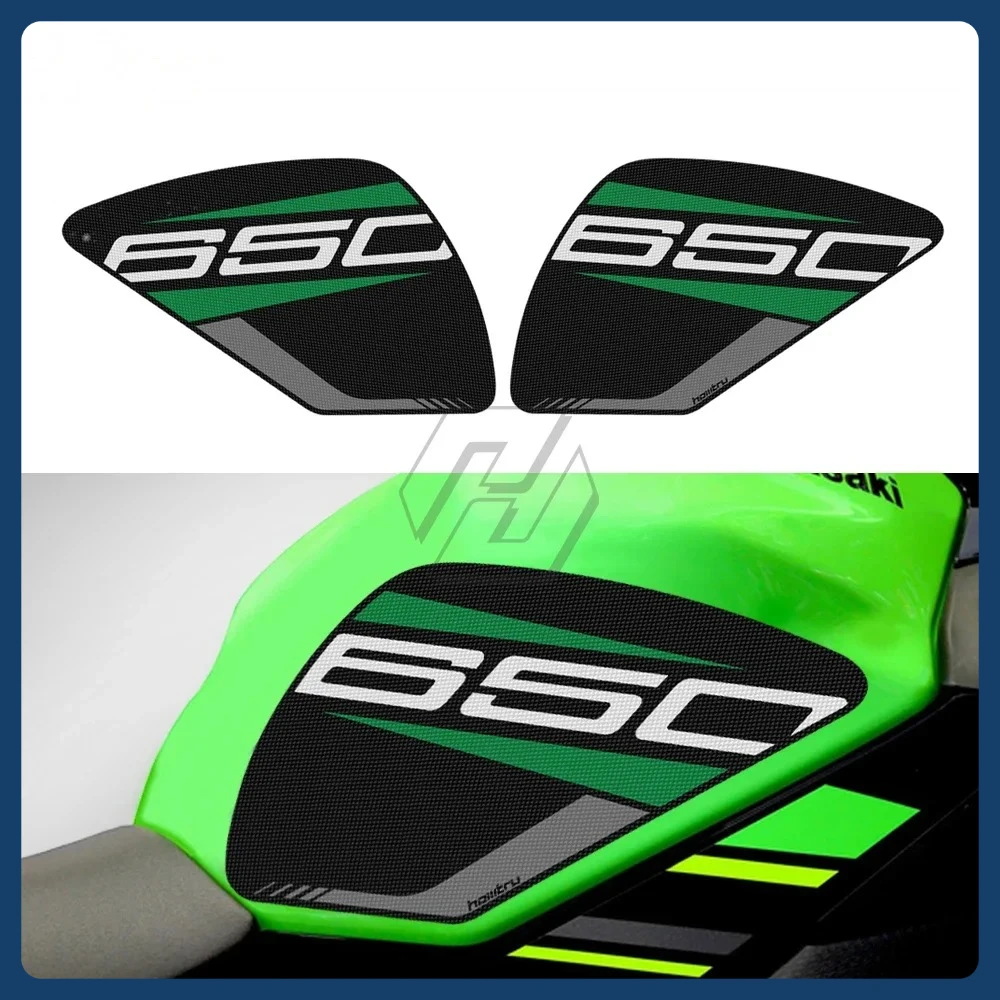 

Motorcycle Sticker For Kawasaki Ninja 650 2017-2020 Sticker Motorcycle Side Tank Pad Protection Knee Grip Anti-slip