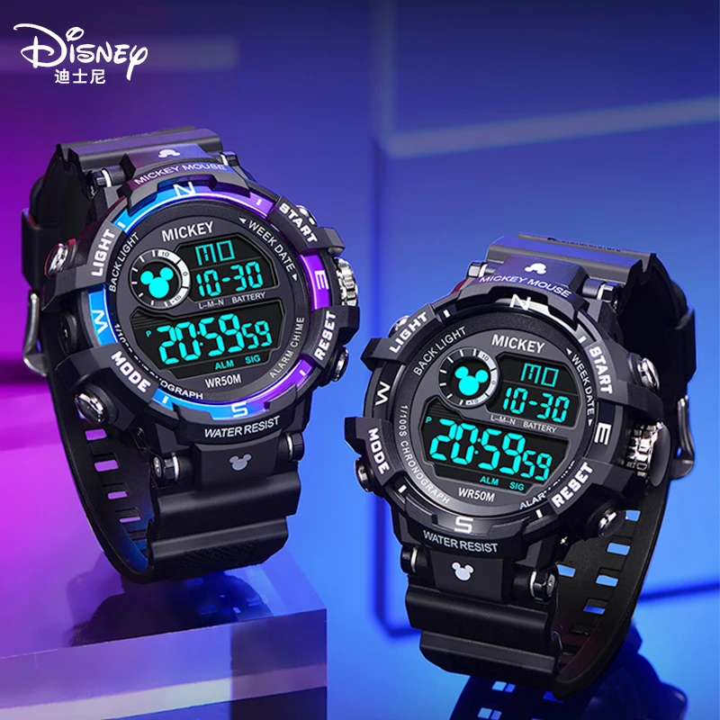 Disney Watch For Children Boys Boys Waterproof Junior High School Students Teenagers Boys Elementary School Students Boys Electr