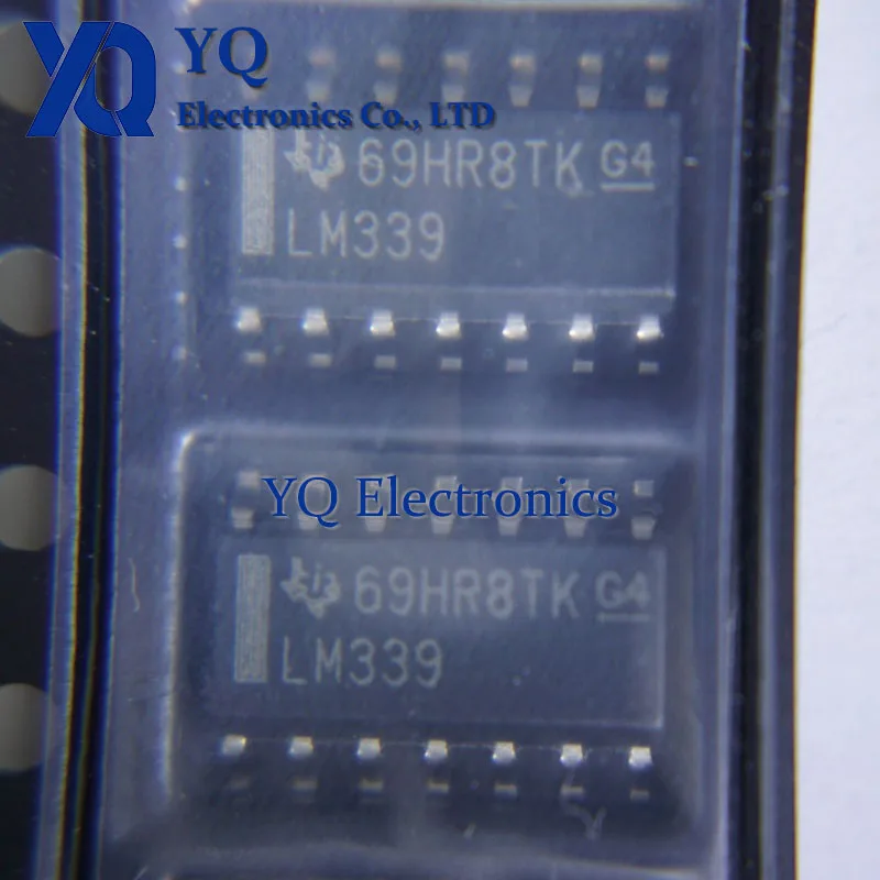 10PCS/lot New OriginaI LM339DR LM339DT LM339M LM339 SOP-14 Quad voltage comparator IC chip