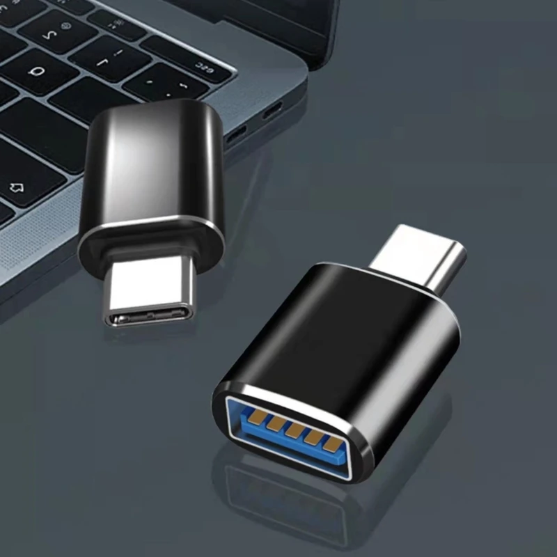 USB C Male to USB A 3.0 Female Convertor Fast Charging Speed for Devices