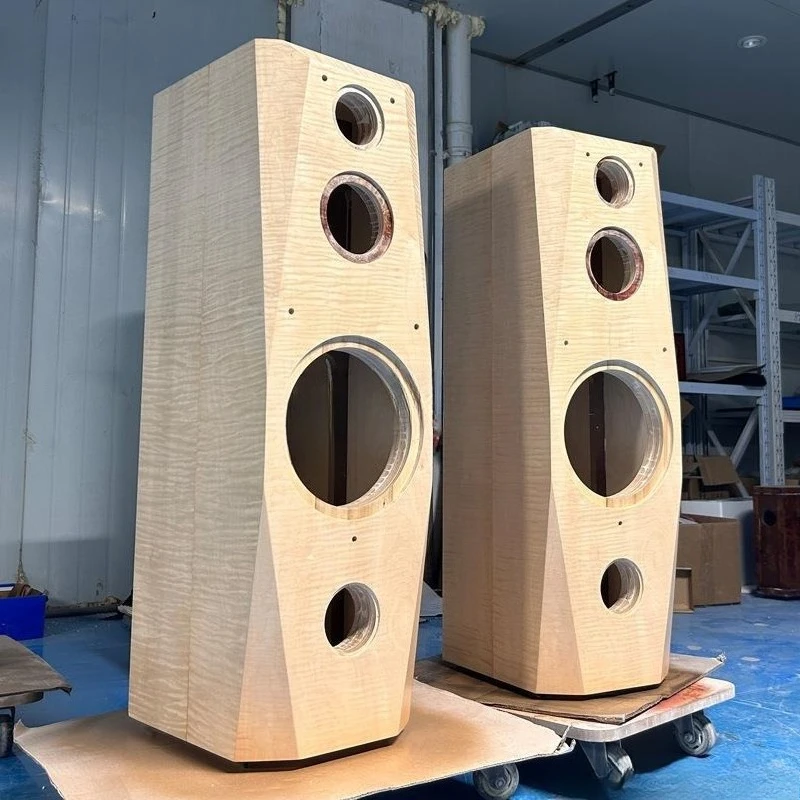 solid wood birch splint diagonal floor three-way frequency speaker empty box body floor box none