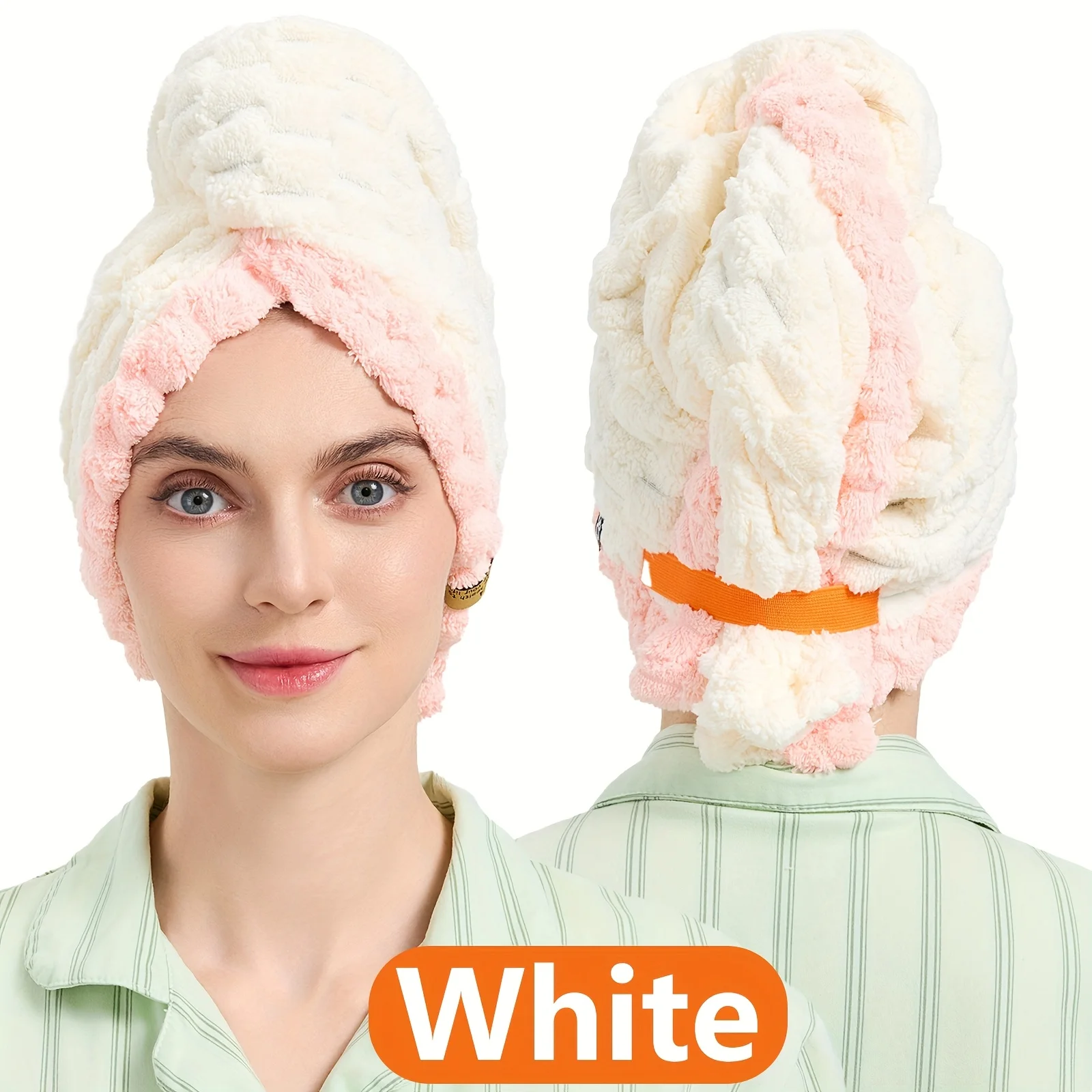 1pc Dames Plus Grote sneldrogende absorberende handdoek - Superabsorberend, dik en zacht, geschikt voor thuis en op reis - afbeelding 1