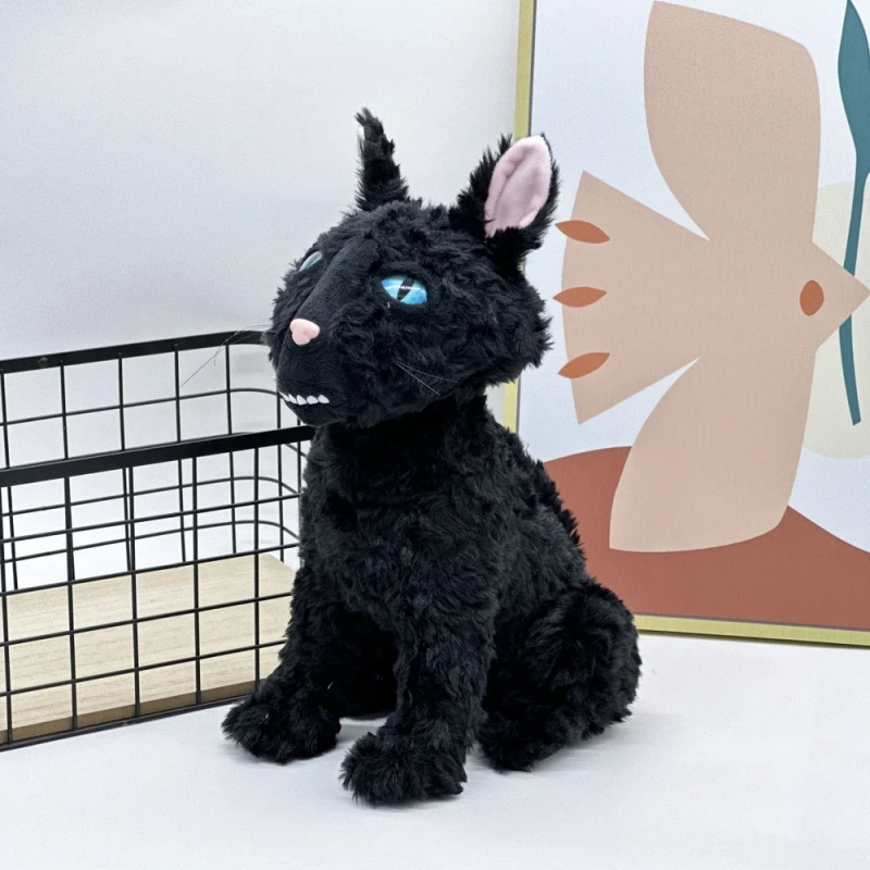 Hot Sale 30cm Coraline Y La Puerta Secreta Toy Coraline Cat Doll Cartoon Anime Black Cat Animal Collection Decoration Toys Gifts