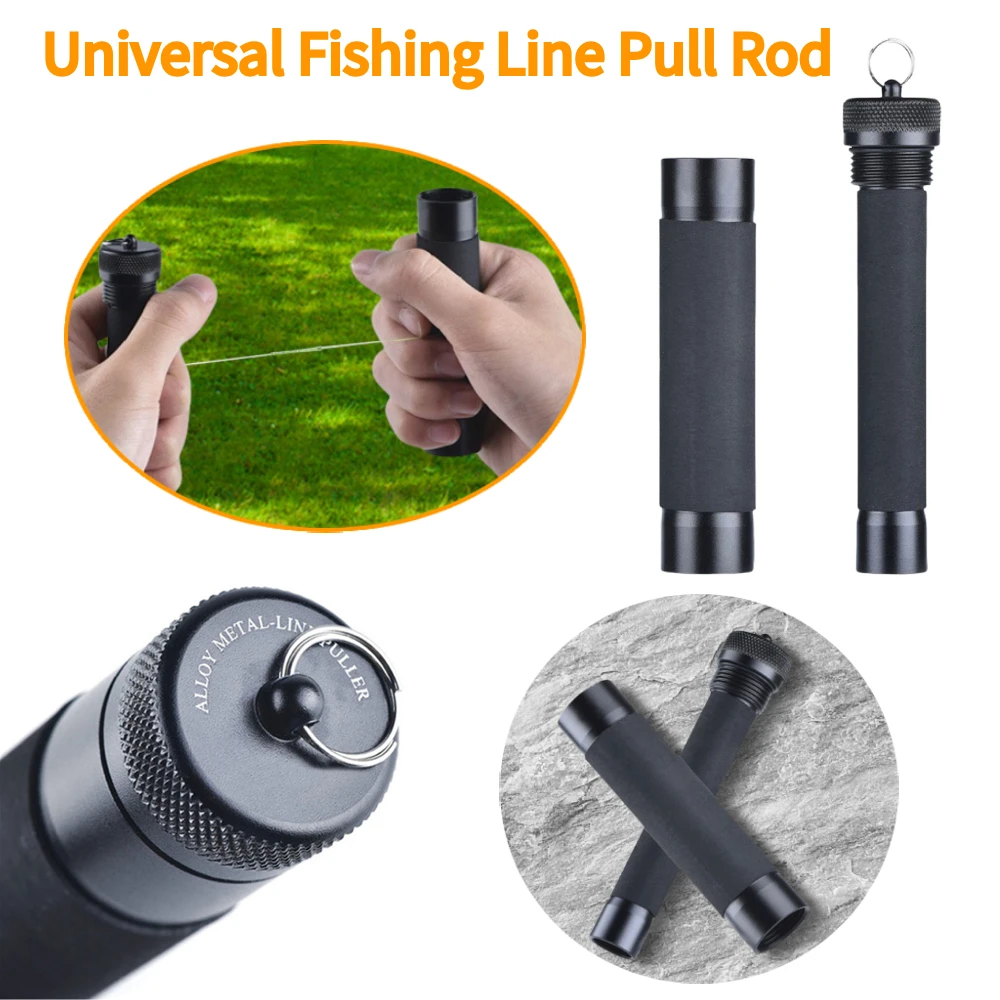Snag Line Pulling Rod Aluminum Alloy Hand Protect Cable Puller Rust Proof Sea Fishing Bottom Puller Sea Fishing Accessories