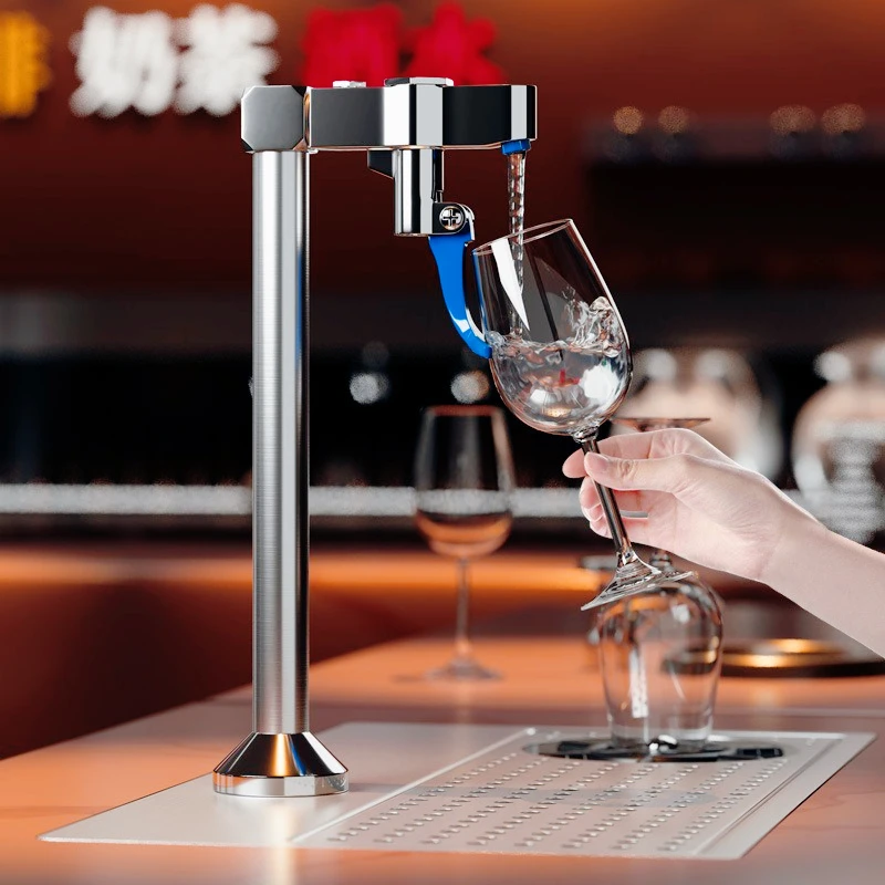 

push cup faucet, kitchen cleaning faucet, bar cleaning faucet, milk tea and coffee faucet