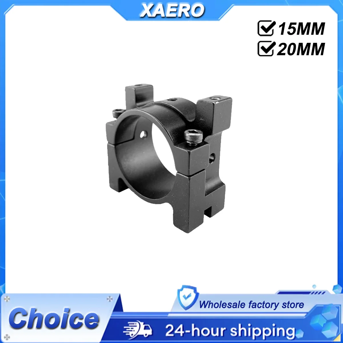 JMRRC 30mm Aluminum Tube Clamp Clip for Multi-rotor Agricultural Sprayer Aerial Photography Drone Arm Mounting Bracket