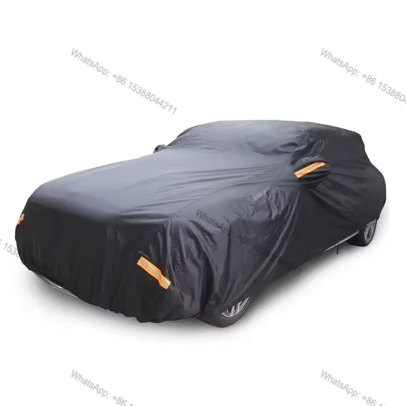 Car Accessories Universal Car Cover Waterproof Windproof Sunscreen All Weather Protection Scratch Resistant PEVA With Cotton