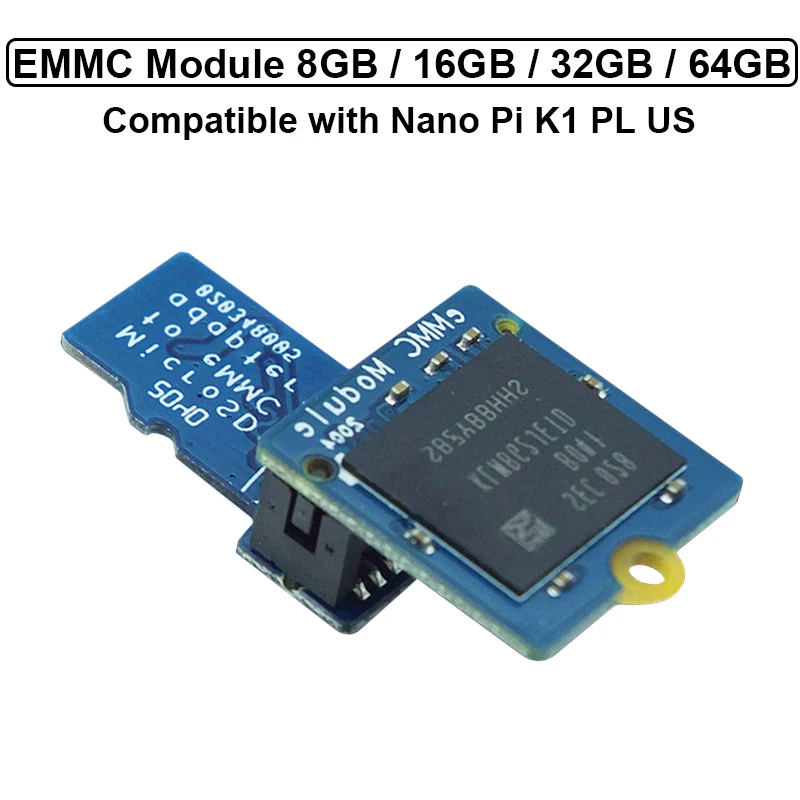 

EMMC Module 8GB 16GB 32GB 64GB High Quality with Micro SD-compatible Turn eMMC Adapter T2 for Nanopi K1 K2 M4 NEO4