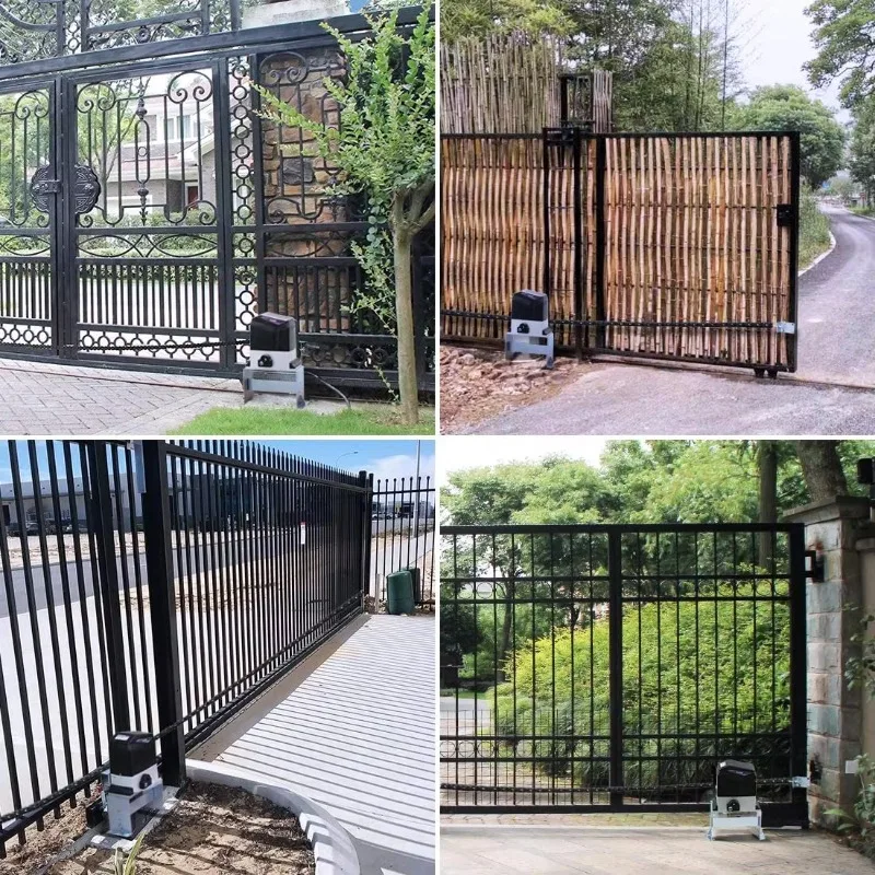 Factory Price Rack Driven 220/110VAC 1500KG Heavy Sliding Gate Motor Auto Electric Sliding Gate Opener Oil Bath Metal Gear