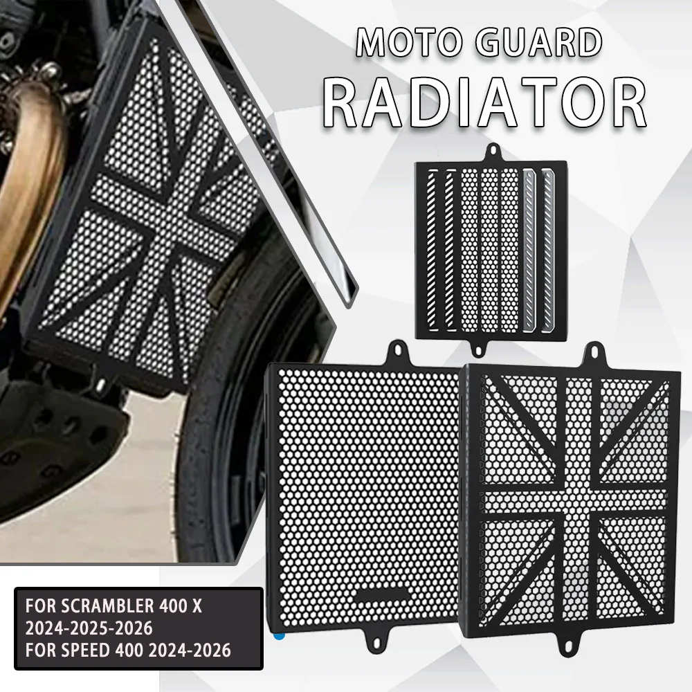 

Motorcycle FOR Scrambler400X Speed400 Scrambler 400 X Speed 400 2024 2025 2026 Radiator Grille Protector Guard Cover Accessories