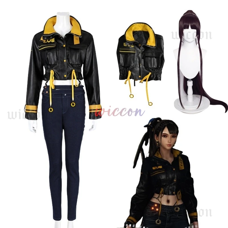 

Eve Women Adventurer Cosplay Costume Game Stellar Blade Fantasia Outfits Earings Wig Halloween Carnival Roleplay Disguise Suit