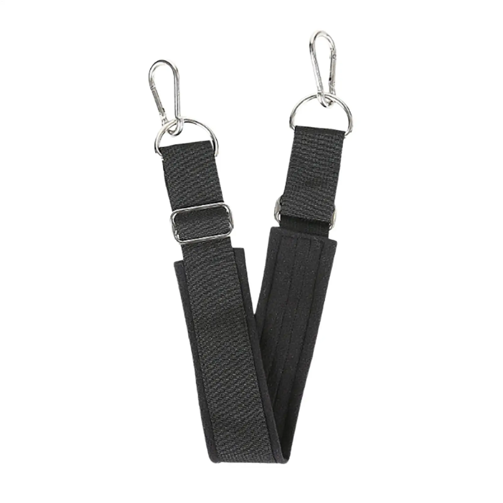 Reformer Footstrap Heavy-Duty Padded Double-Loop Thickened Yoga Pilates Reformer Foot Strap For Home Gym Studio Hotel Dormitory