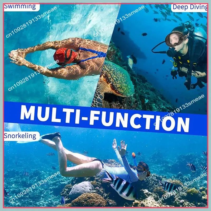 N94R HD Field Of Vision Diving Goggles Waterproof Anti-Fog Explosion-Proof Silicone Goggles Retro Free Diving Masks Durable