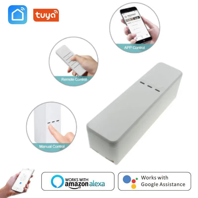 New WiFi Smart Roller Blinds Drive Motor Window Shade Sprocket Drive Tuya/Smart Life APP Remote Control Work With Alexa Google