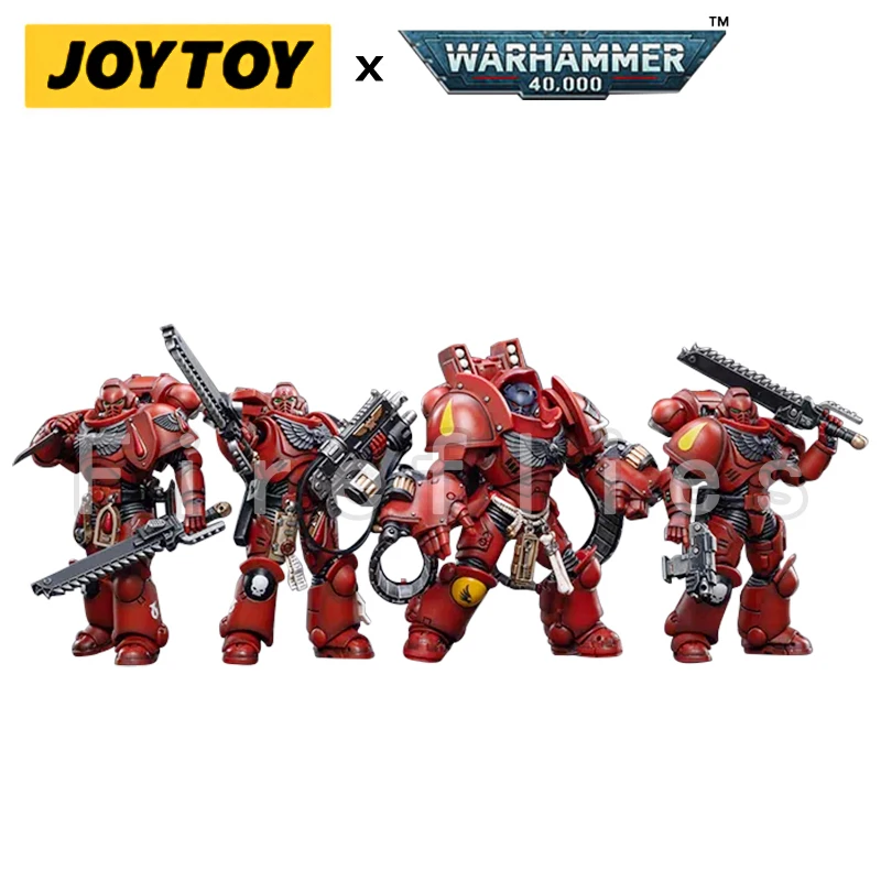 

Фигурка JOYTOY 1/18 (4 шт./компл.) 40K Blood Angels, коллекция аниме, модель игрушки