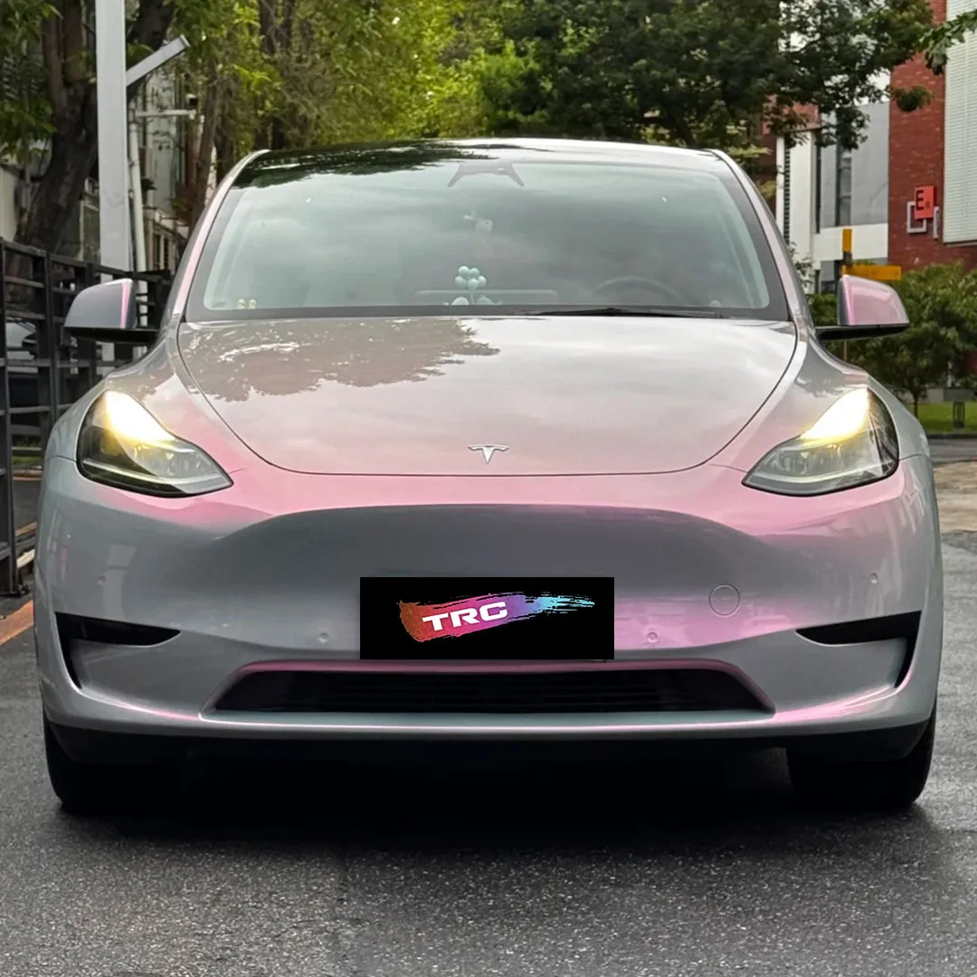 TRG film high-quality vehicle color changing film: Dreamy volcanic ash (glossy PET vinyl film - original car paint series)