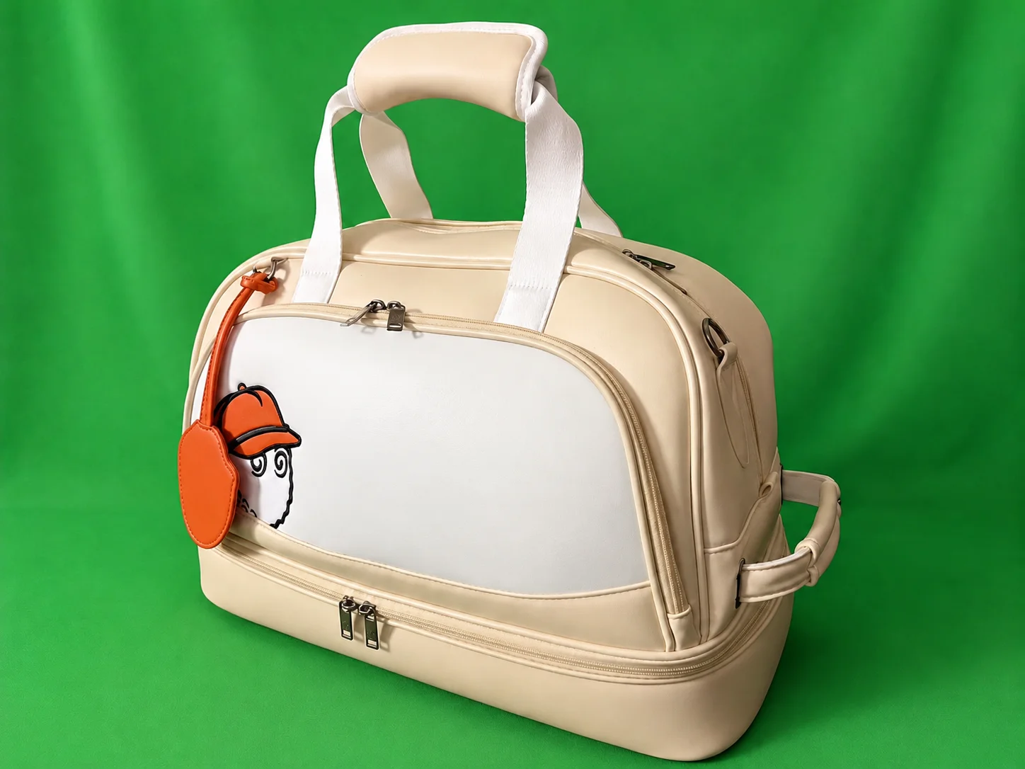2026 Golf Clothes Bag Portable Travel Handbag Men Women Duffel Bag with Separate Shoe Compartment view 2
