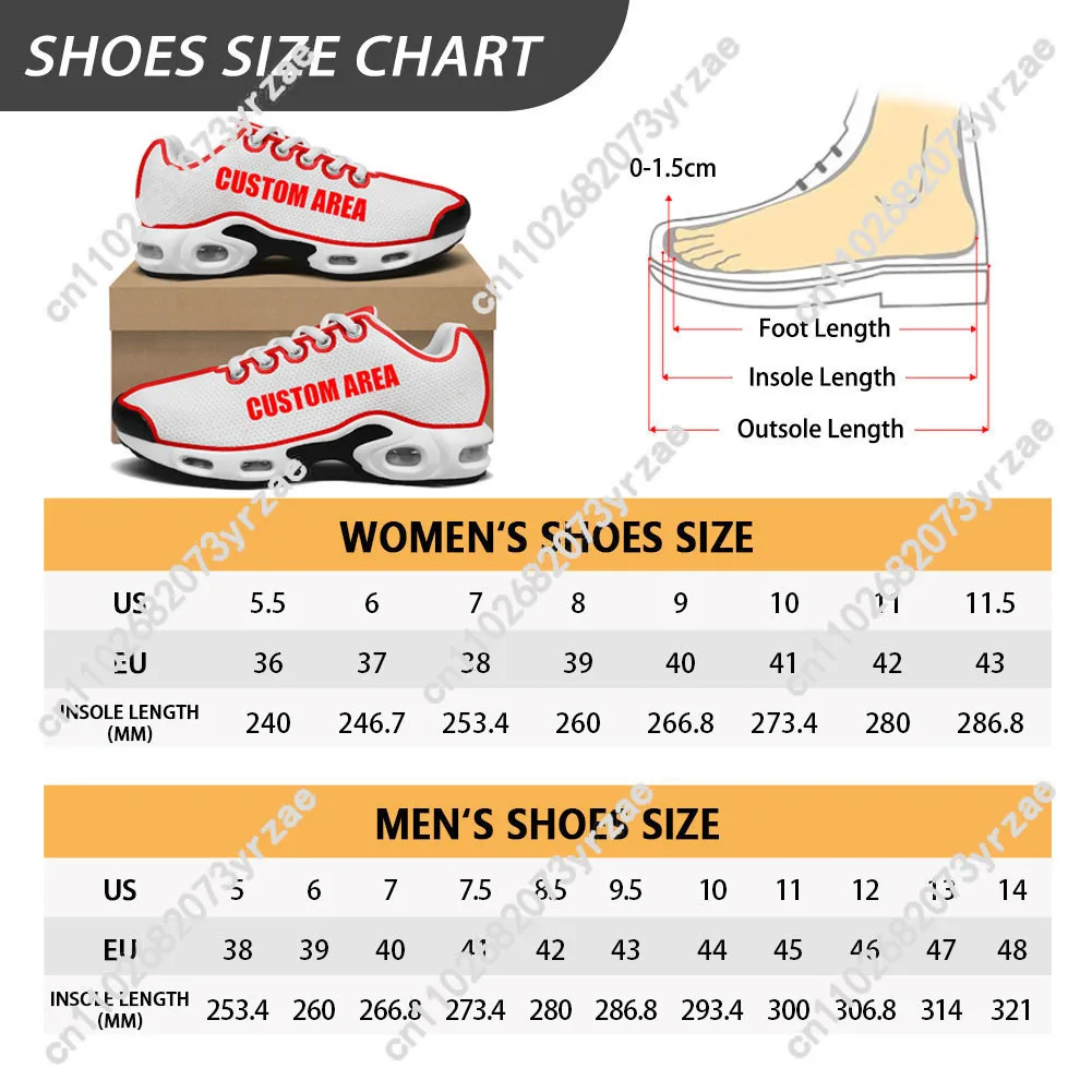 The 39 Steps Lightweight Sports Shoe Tailor-Made Air Cushion Sneakers Mens Womens Teenager Fashion Couple Print Customized Shoes