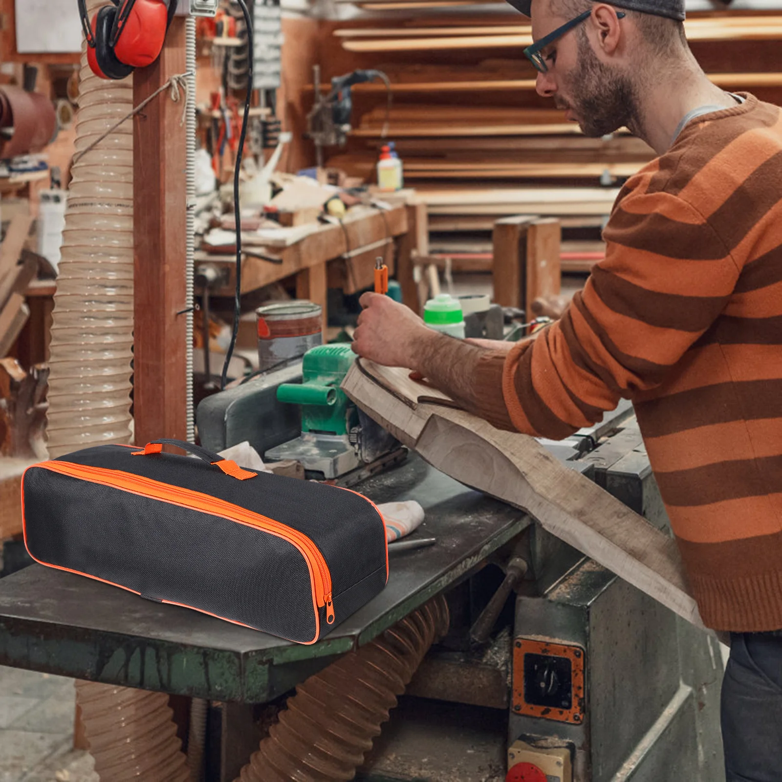 

Car Vacuum Cleaner Storage Bag: Oxford Cloth Tool Organizer With Handle, Wrench Pouch Tools, Portable Storage Bag For Car