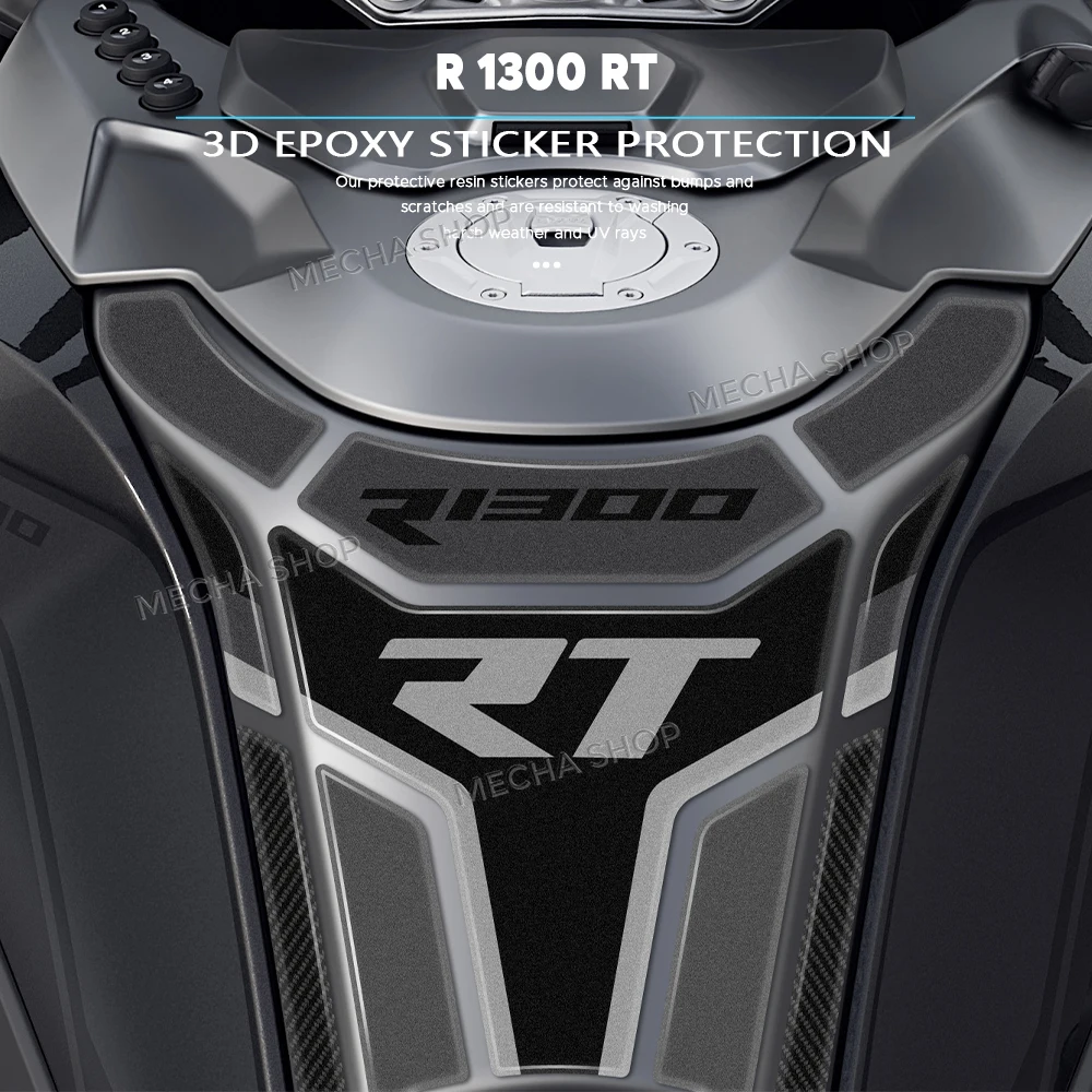 For R1300RT R 1300 RT 2025 Sticker Motorcycle Decal Protector Kit Tank Pad 3D Resin Sticker