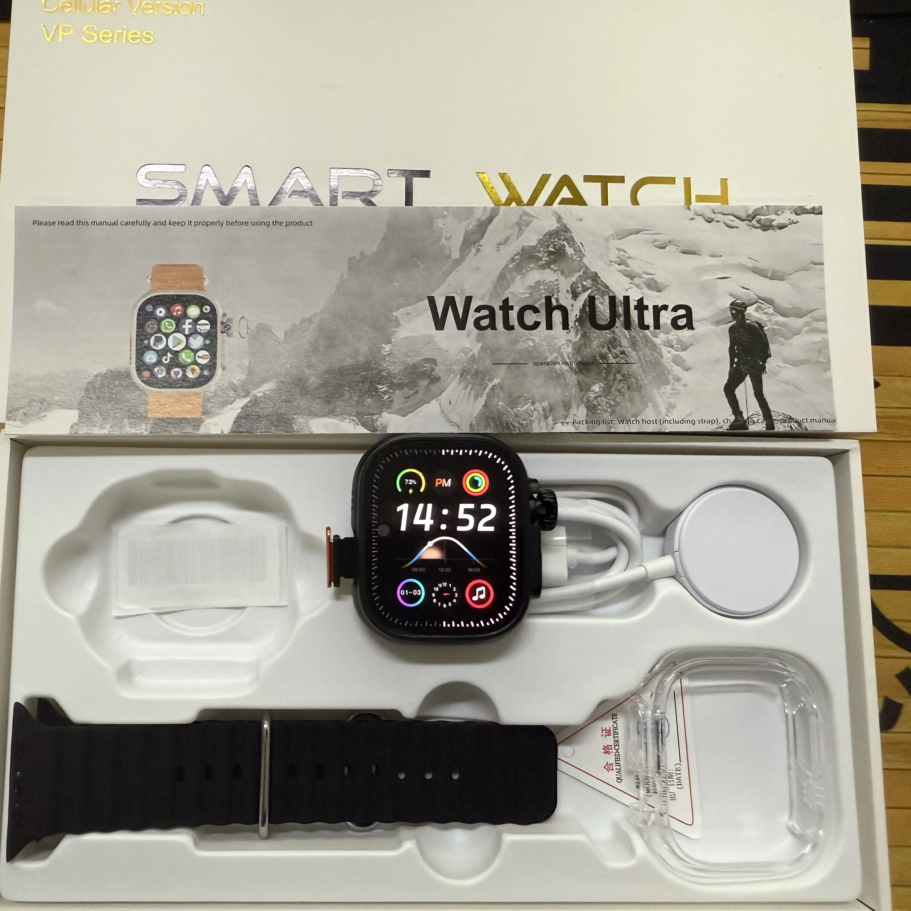 DW100 Pro Bijgewerkt DW100 Pro Plus + smartwatch met Touch ID 2,29 inch groot scherm roterende camera NFC GPS-positie WIFI-verbinding
