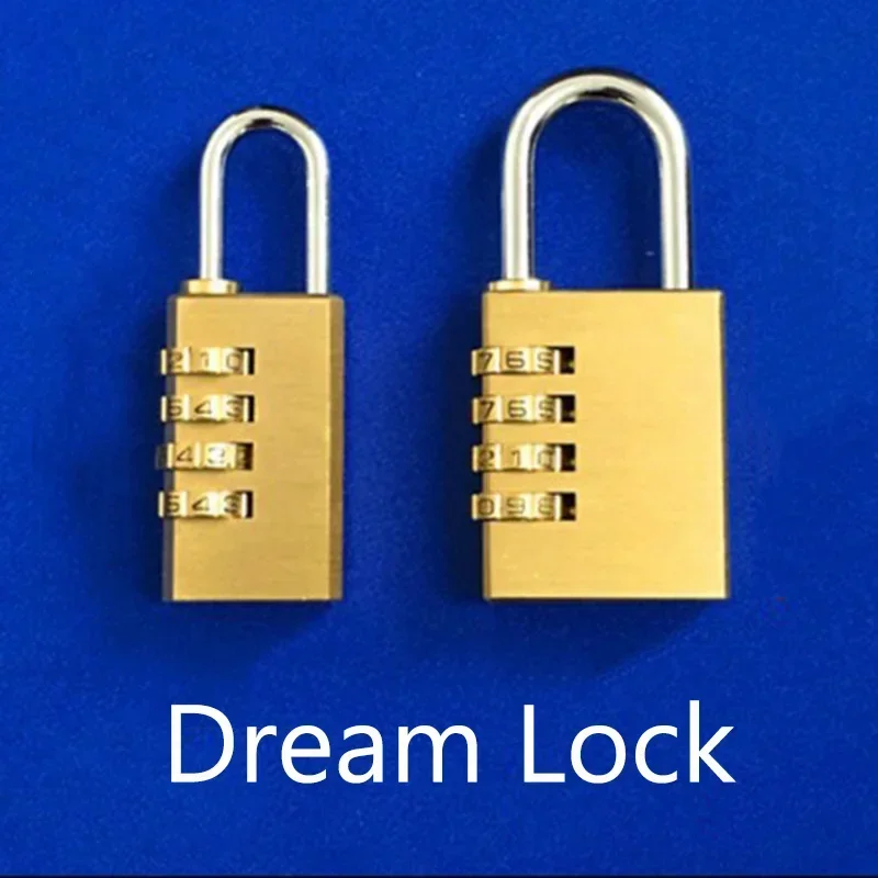 

Induction Coded Dream Lock (Brass) Magic Tricks Chosen Number Open Padlock Prediction Magia Magician Close Up Illusions Props