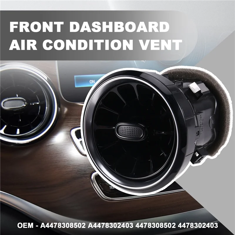 تنفيس تكييف الهواء للوحة القيادة AASS منفذ تيربو داخلي 4478308502 لسيارة Mercedes Benz V Class W447 Vito EQV Valente 2024