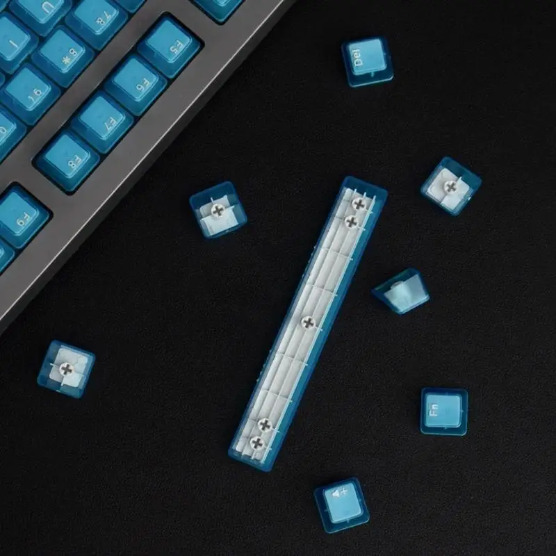 31BA 131PCS Backlit Keycaps OEM Profile Double Shot Colored Set Keycap for Game Mechanical Keyboard 108 104 980 96