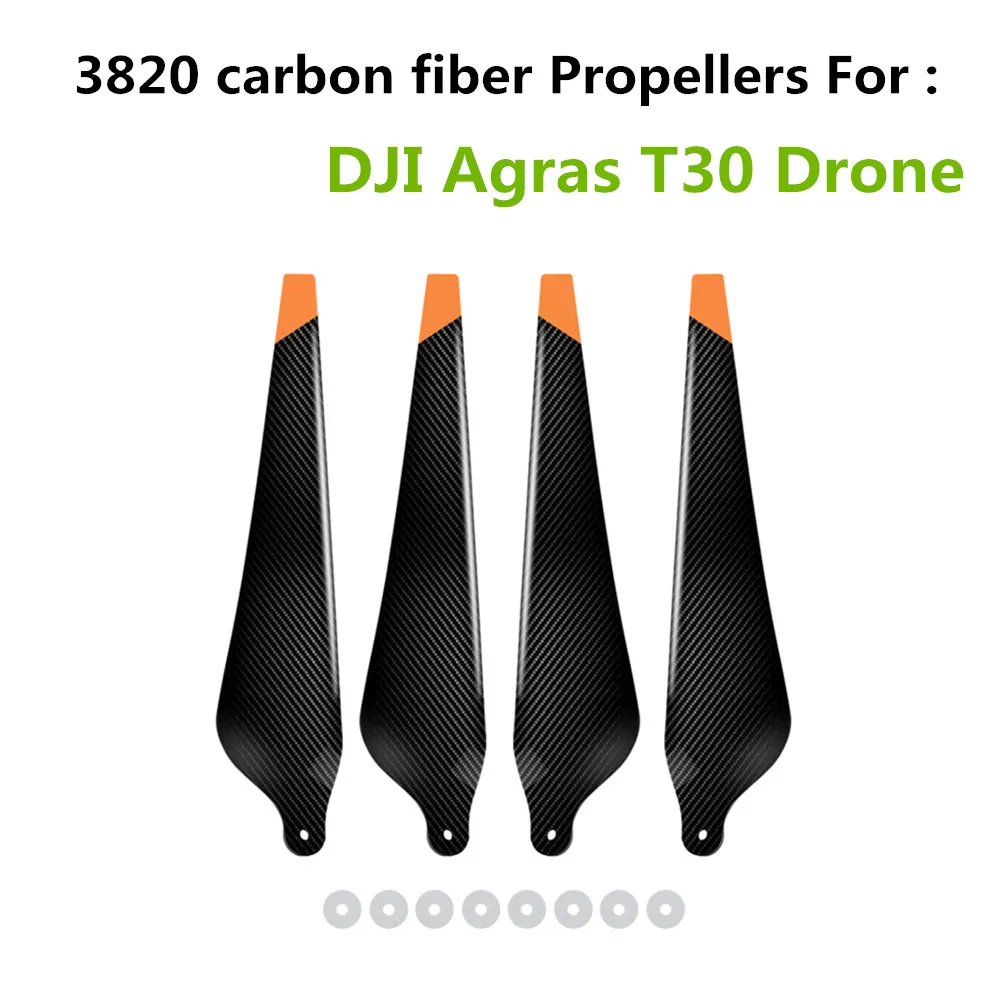 

4 pcs Carbon Fiber propeller T30 Drone Parts Blade 3820 Propellers For DJI Agras T30 Drone Repair Paddle Accessories