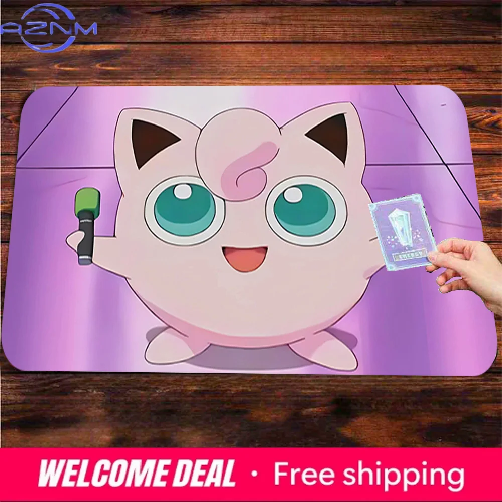 

Нескользящий игровой коврик для карточных игр Jigglypuff Singing Microphone, настольный коврик