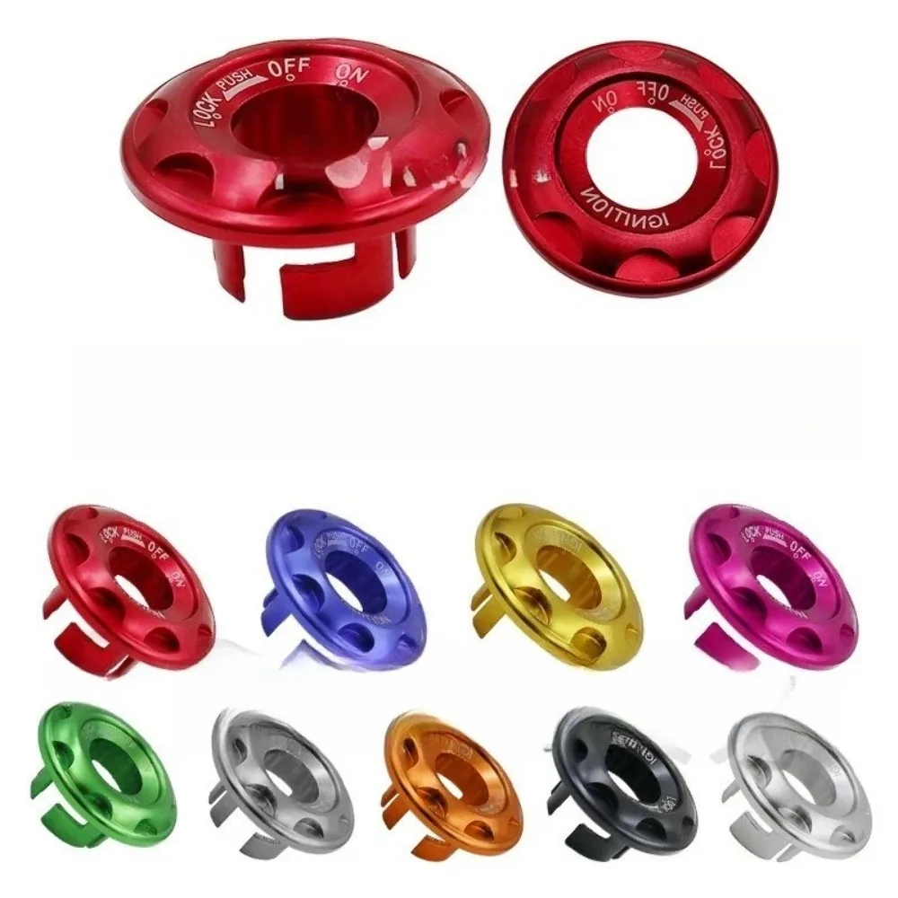 1PCS Hot for Motorcycle 2020 Electric Door Lock Ring Decorative Cover Fit Italjet Dragster 200 / 250i / 125 / 400 Black/Blue/Red
