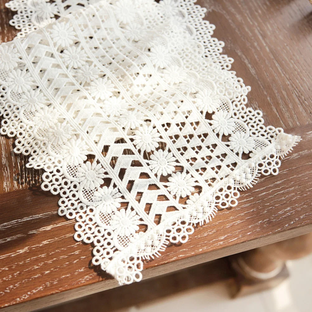 

2 Pcs Lace Placemat Dining Room Table Decor Party Accessory French Style Wedding Ghee Holiday