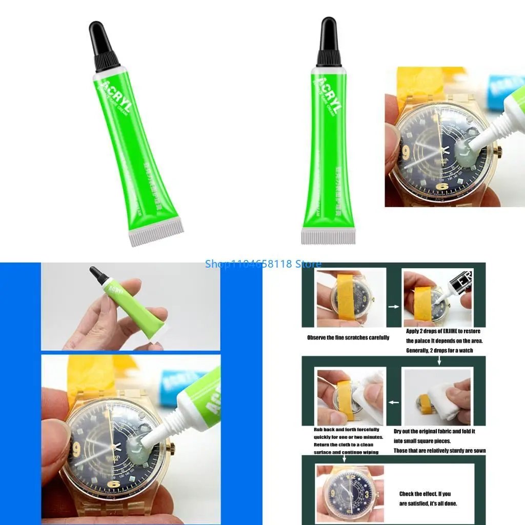 

Крем для быстрого восстановления для часа Кристаллические царапины ремонтные инструменты для снятия царапин