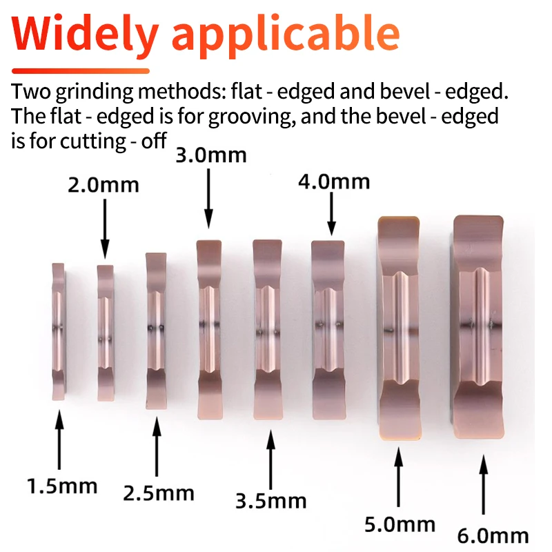 

VOKET CNC turning blade mggn200-jm LF6018 cutting blade stainless steel machining end face groove cutter