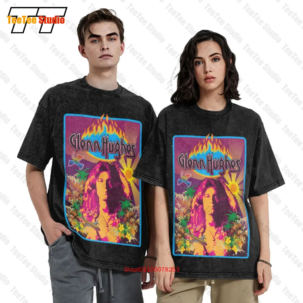 Glenn Hughes Performs Classic Deeplive Vintage Oversized T-Shirt 0G6E
