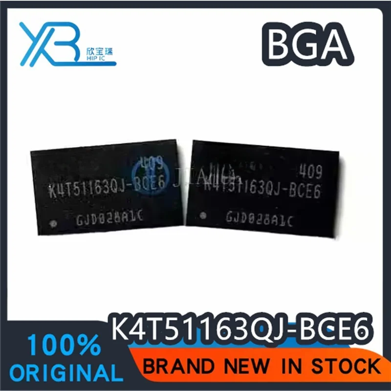 

(1/15 pieces) K4T51163QJ-BCE6 BGA-84 new original DDR2 running chip 64M memory particles spot delivery fast