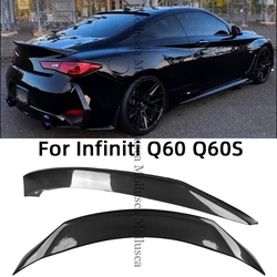 For Infiniti Q60 Q60S ASPEC Style Carbon fiber Rear Spoiler Trunk wing 2013-2026