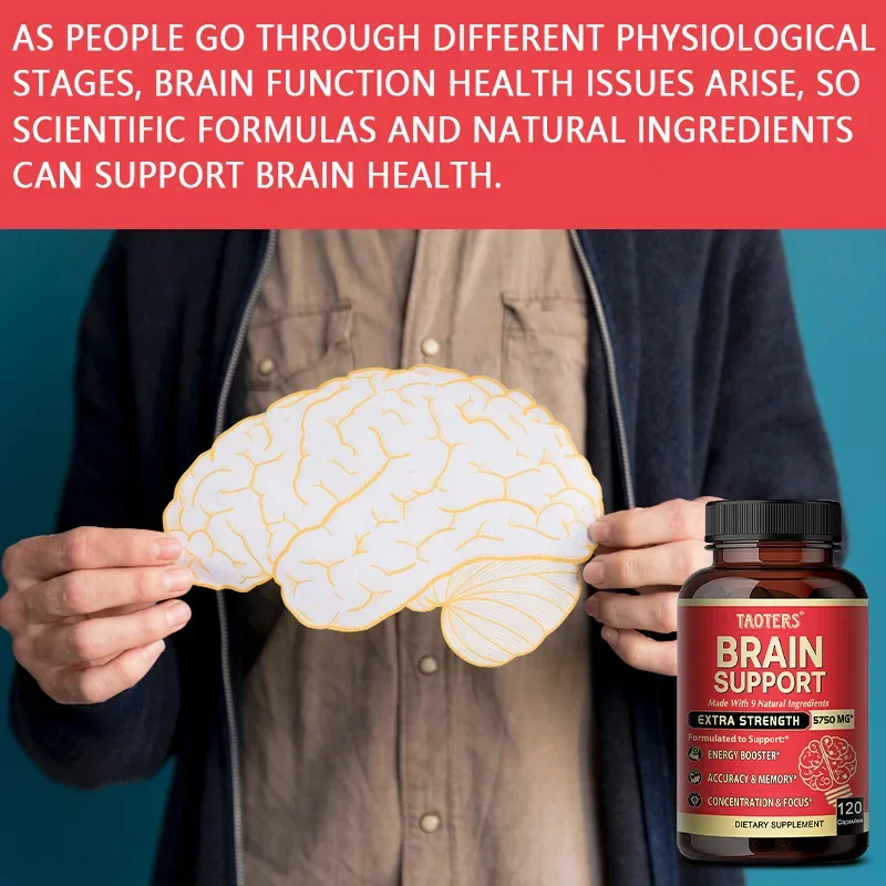 

Ashwagandha + капсулы гинкго, 120 веганских капсул, улучшение сна, способствующее здоровье мозга, балансирующее настроение, без ГМО, без глютена